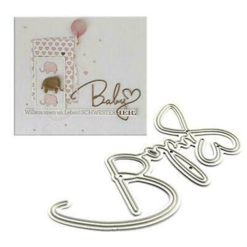 Baby Metal Cutting Dies Stencil Scrapbooking DIY Album Embossing Paper Card