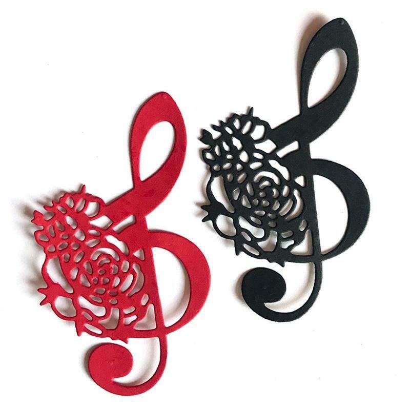 Music Note Flower Metal Cutting Dies Stencil DIY Scrapbooking Album Paper Card