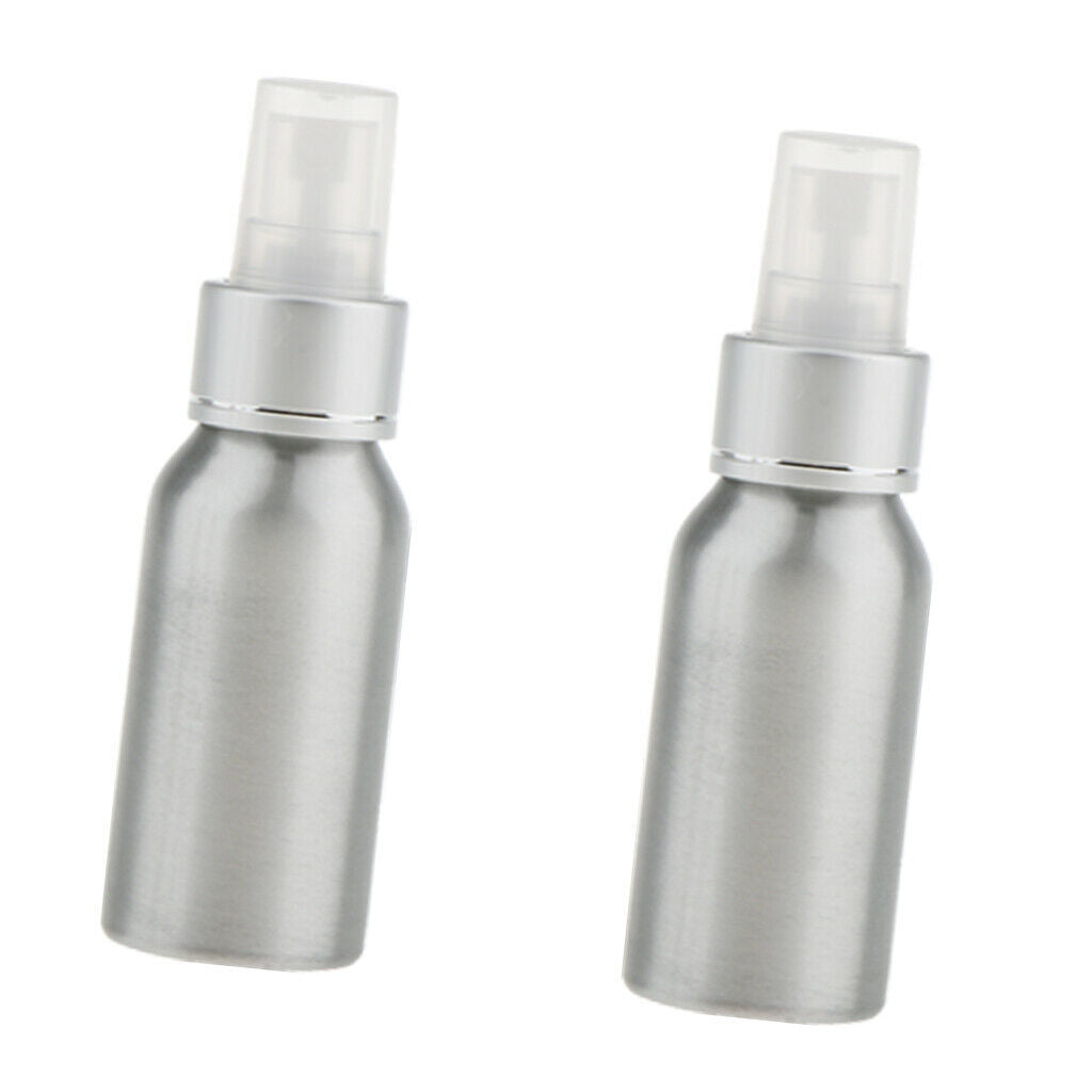 4 Empty Spray Bottle Travel Perfume Refillable Cosmetics Salon Solution 50/120ml