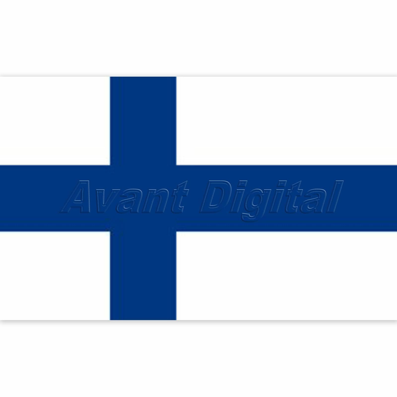 Finland National Flags Finnish Country Banner Indoor Outdoor Hanging Decor 3x5Ft