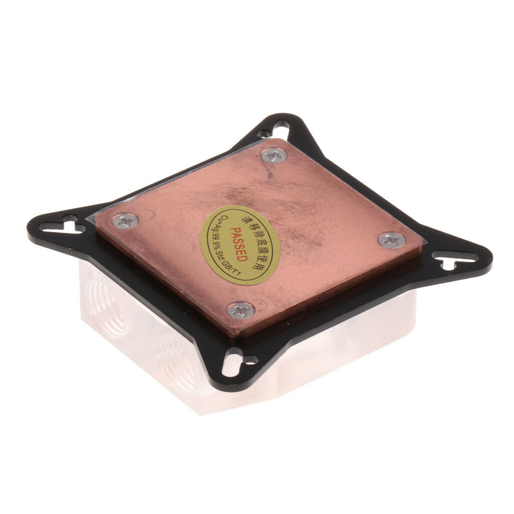 Acrylic Universal 52-63MM Pitch GPU Water Cooling Block   Cooler