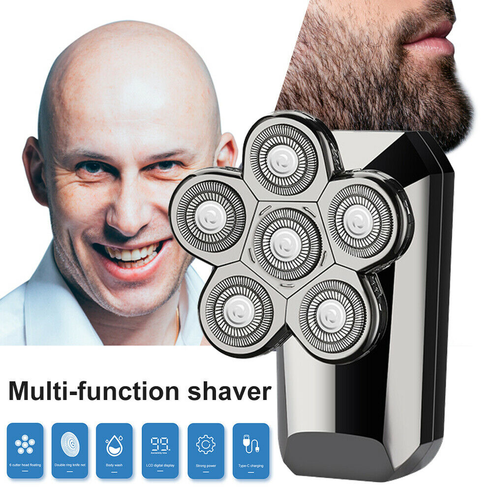 800mah 5 in 1 Electric Shaver IPX7 Rechargeable Haircutting Nose Hair Trimming