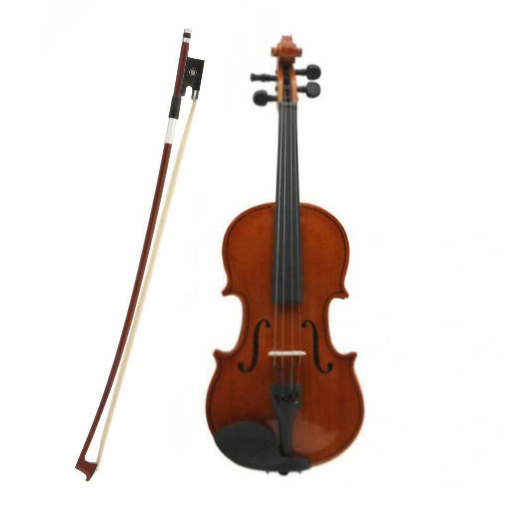 1pc Handmade Acoustic Violin Bow Beginner Brazilwood for Violin Learner