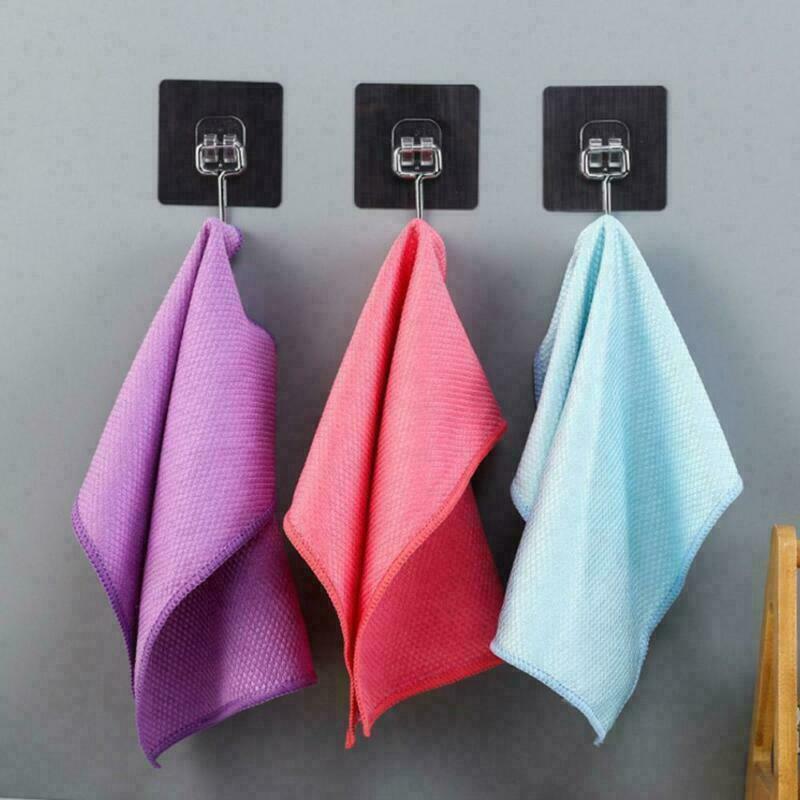 5 PCS NanoScale Streak-Free Miracle Cleaning Cloths Reusable, 30cm x 40cm
