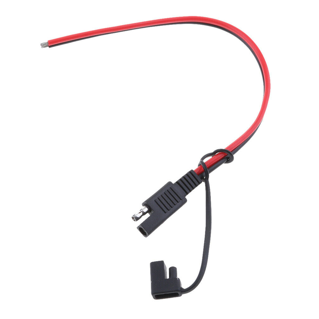 4 Pieces 30cm Hot Solar Battery Charger SAE DIY Extension Line Cable Wire
