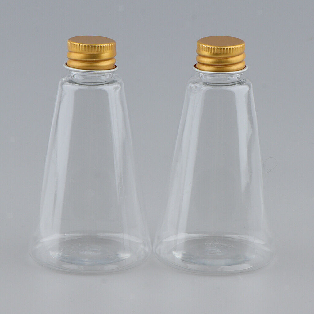 Premium Empty Plastic Bottles Clear Travel Containers Refillable BPA-free