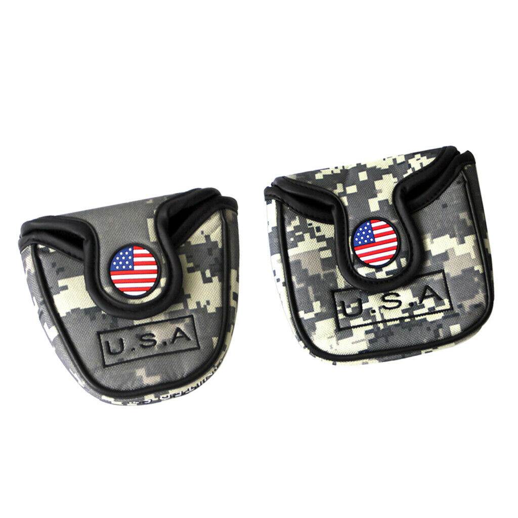 2 Pieces Golf Head Cover Headcovers Club Cover Protector Golf Accessories