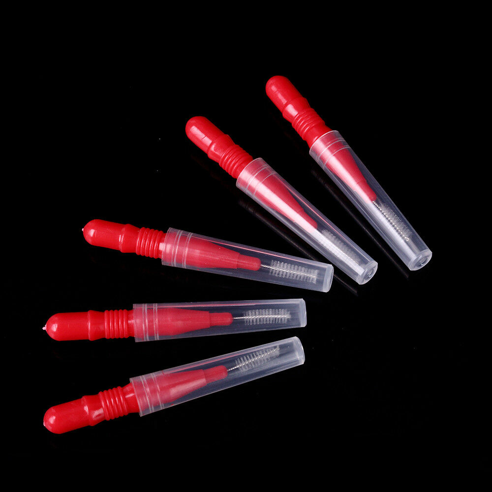 50PCS Dental Interdental Brush Floss Sticks Tooth Floss Head Toothpick Cleaning
