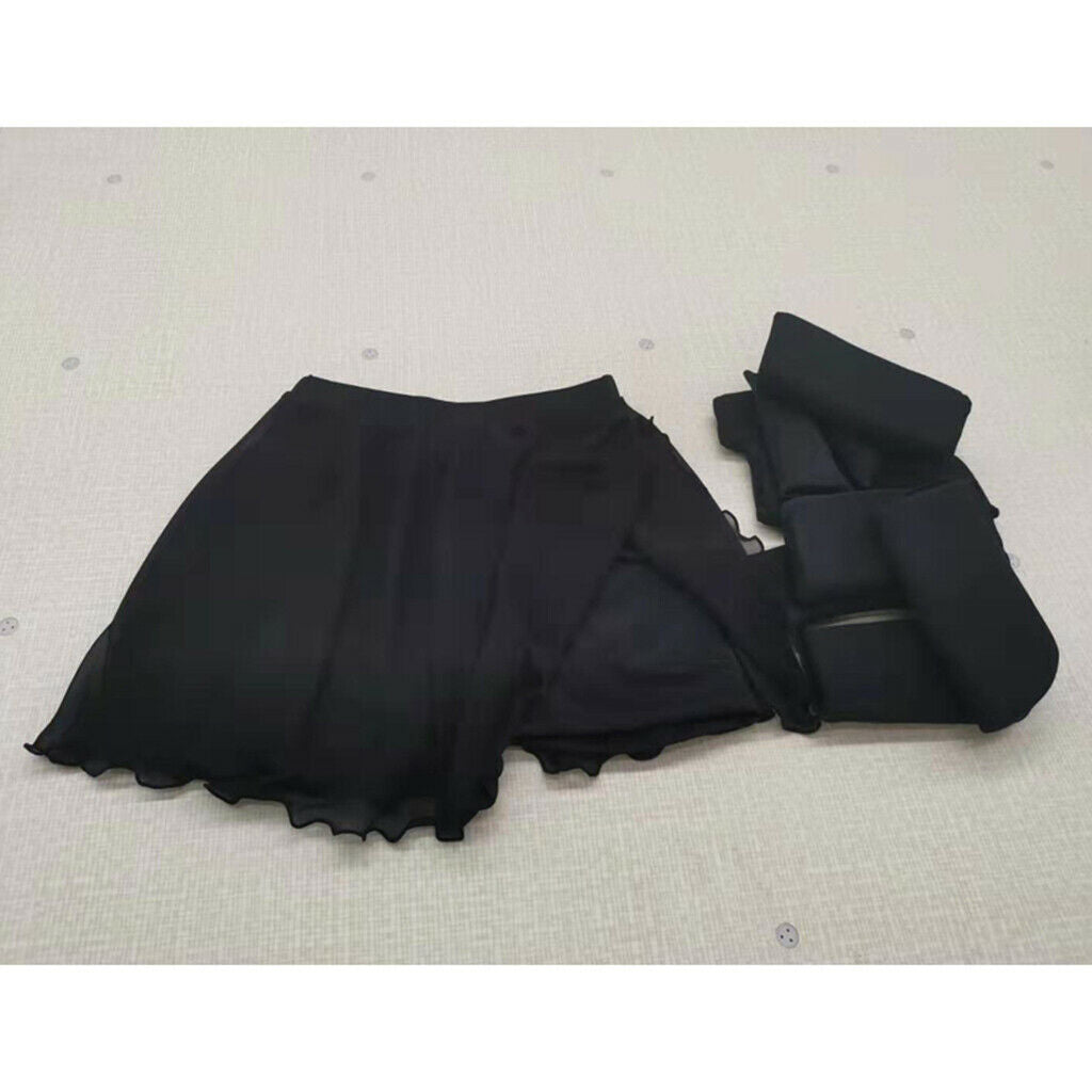 Skating Dress Roller Skating Skirt Shorts Double-Layer Short Pants XXS