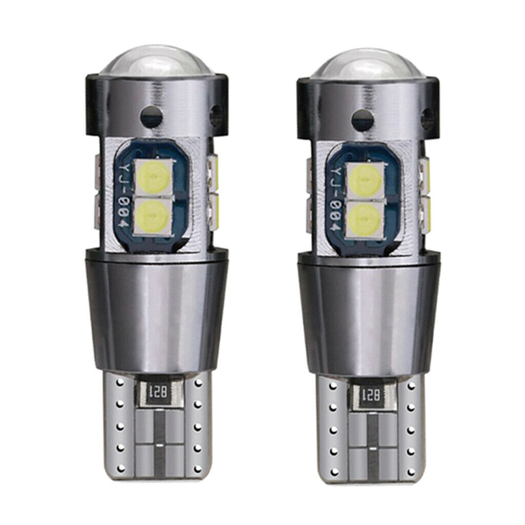 Pair T10-3030-10SMD 6000K White 1200LM LED High Low