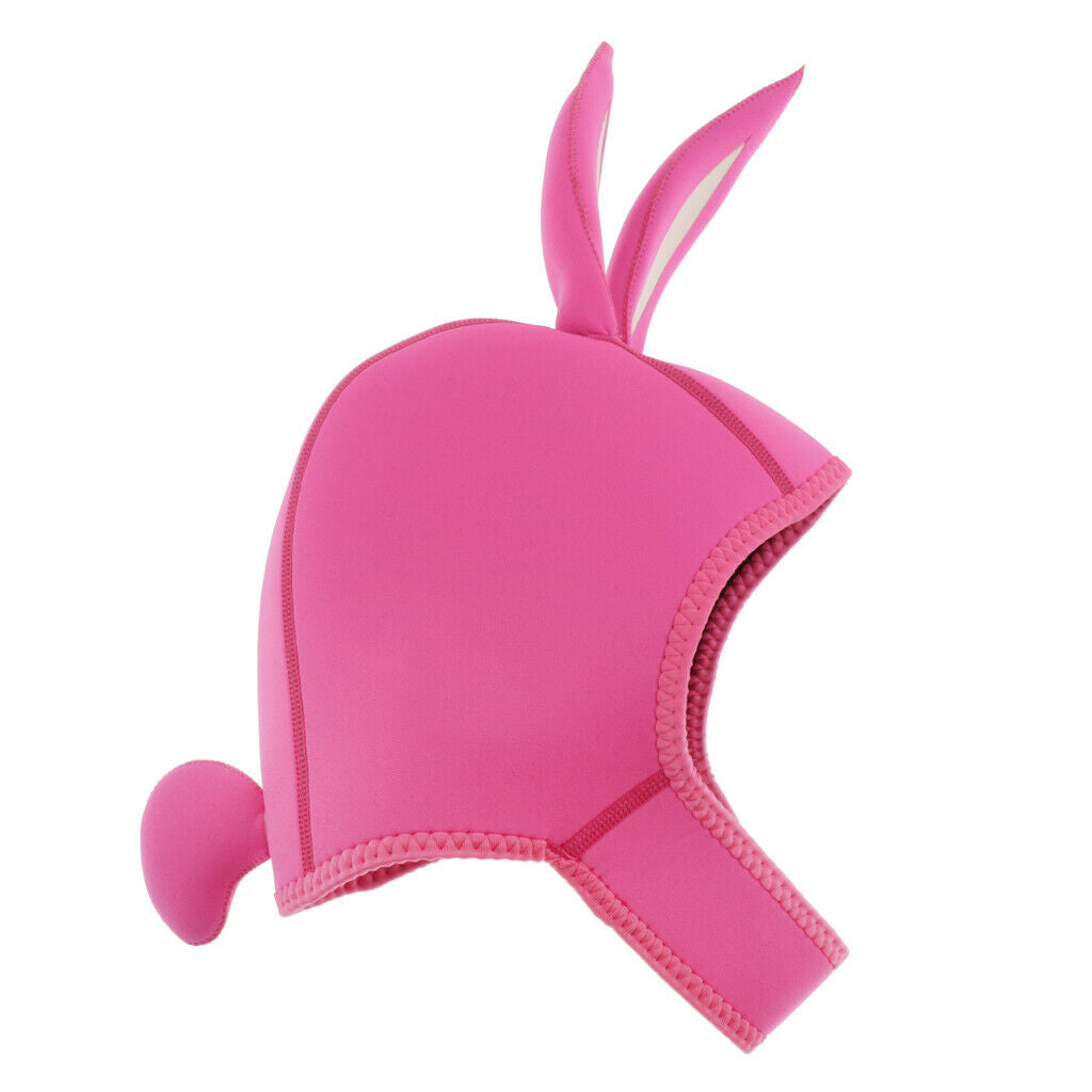 Neoprene 3mm Diving Rabbit Wetsuit Hood Scuba   Head Warmer for Snorkeling