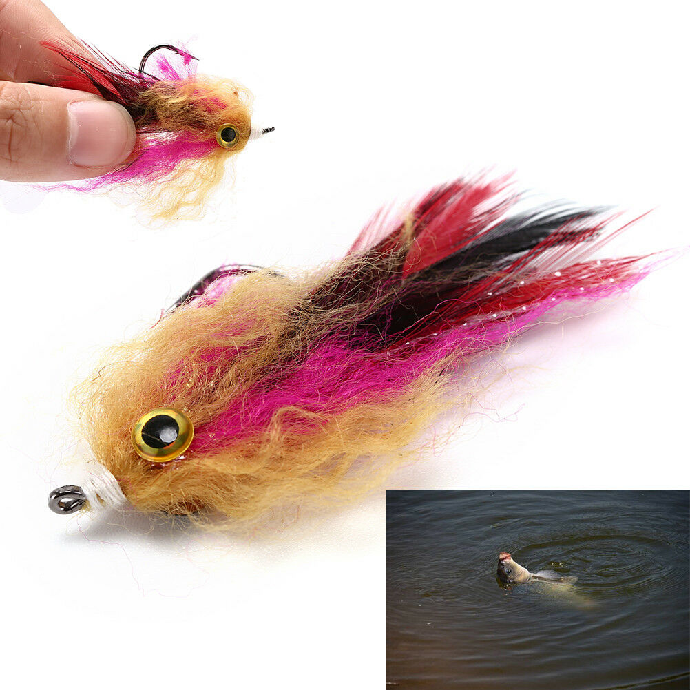 5cm hook/tube trout salmon steelhead pike fly fishing streamer flies salt.l8