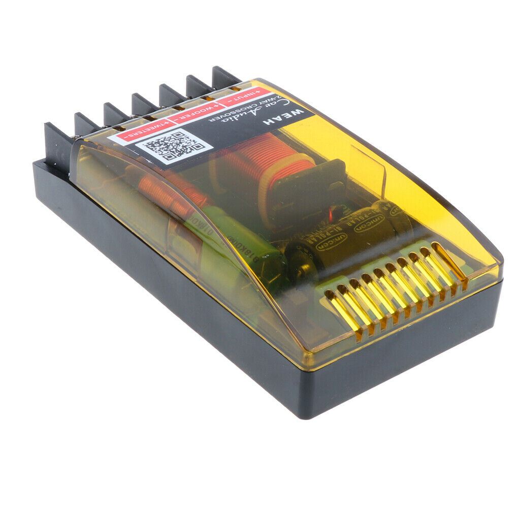 Treble & Bass 2 Way Frequency Divider Speaker Audio Crossover Filter Module