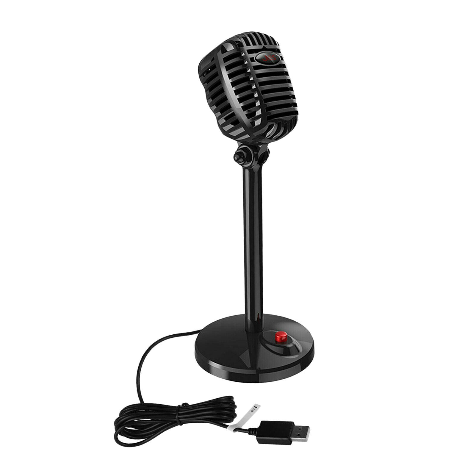 USB Microphone Omnidirectional Condenser Podcast PC Mic USB Plug and Play for