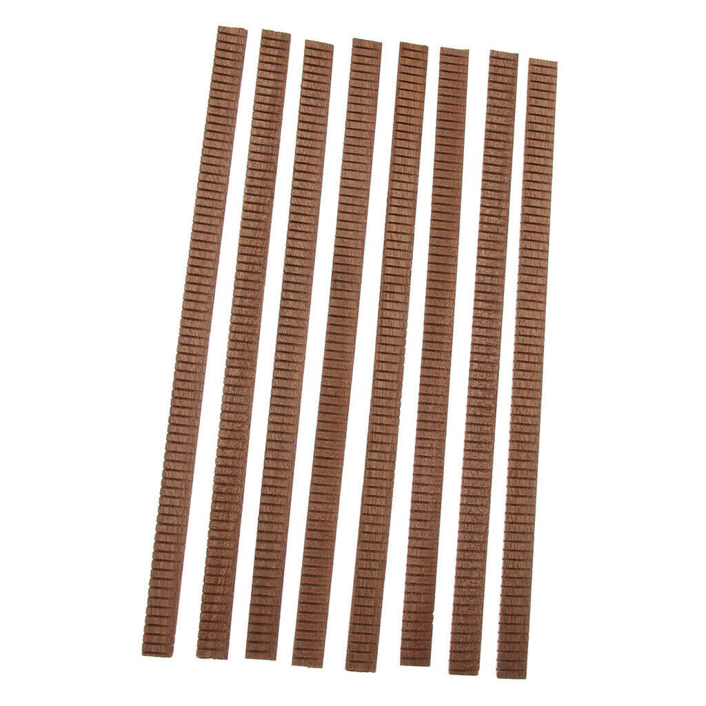 Set of 8 Mahogany Guitar Binding Purfling Strip Edge Guitar Trim Inlay 37cm