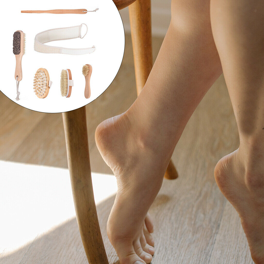 Exfoliation Bath Shower Body Brush Bristle Back Exfoliator Brush Scrubber
