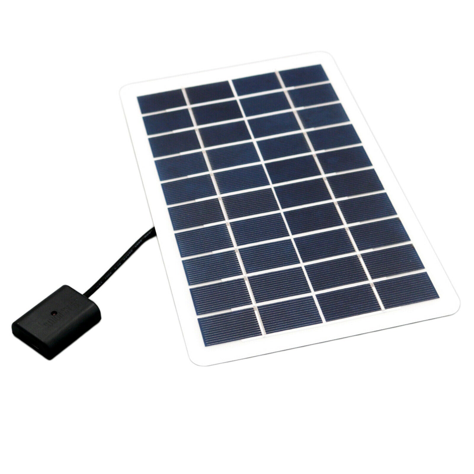 5V 5W Solar Panel Charger USB Port Polycrystalline Silicon Travel Camera Cell