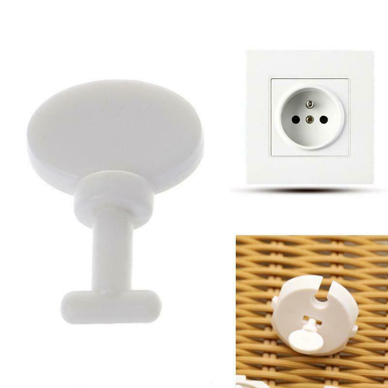 15pcs French Standard Plug Socket Protective Cover and Key Set Baby Child Safety