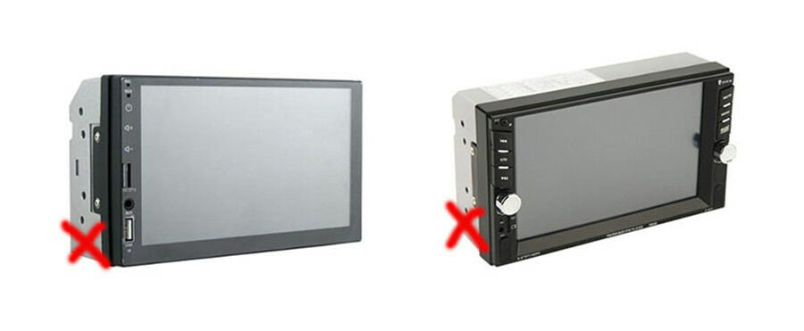 2Din Car Stereo Panel for Car Radio DVD Player Mounting Frame Install Dash Bezel