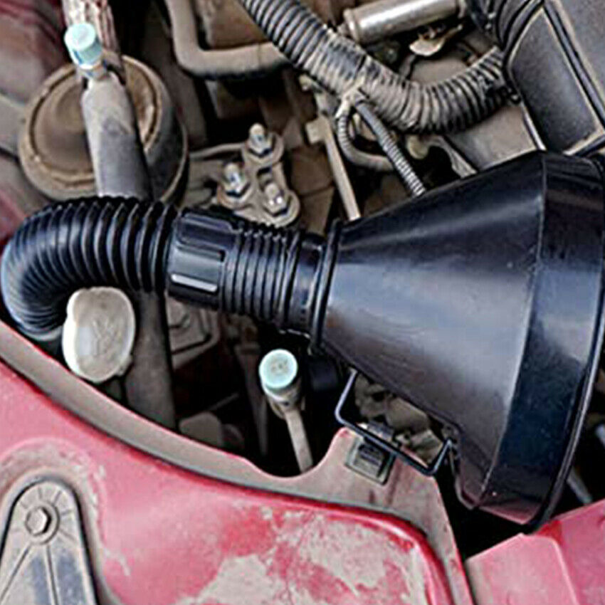 2 Pc Wide Mouth Fuel Funnel with Handle, Car motorcycle Filter plastic Funnel
