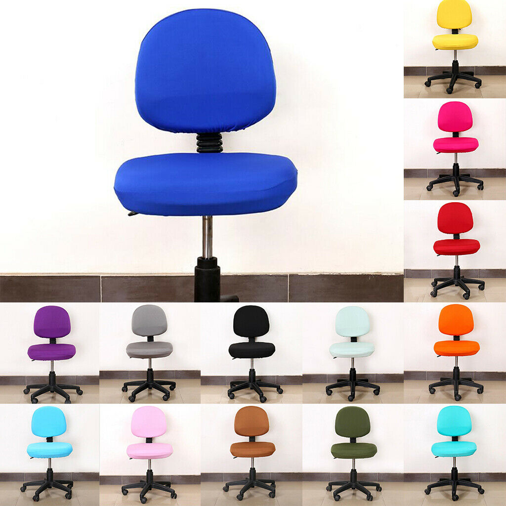 2X Chair Seat Cover for Kitchen Resturant Salon Bar Wedding Banquet Party Blue