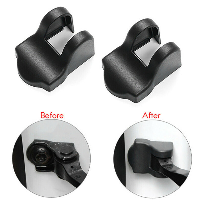 8PCS Car-Styling Car Door Lock Cover and Door Stopper Limiting Arm Covers foT5Y8