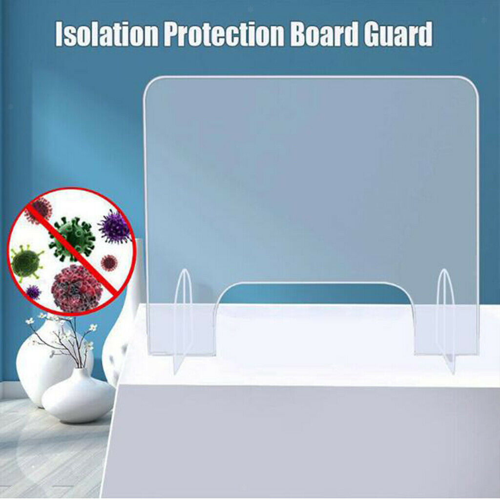 Nail Salon SNEEZE GUARD Acrylic Barrier Desktop Countertop Shield Screen