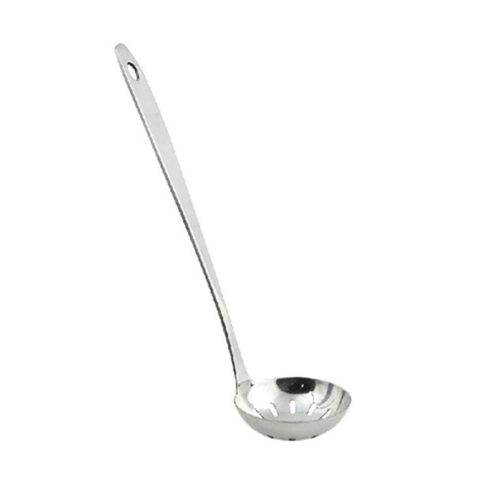 2 x Stainless Steel Cooking Soup Handle Spoon Hot Pot Skimmer Colander Filter