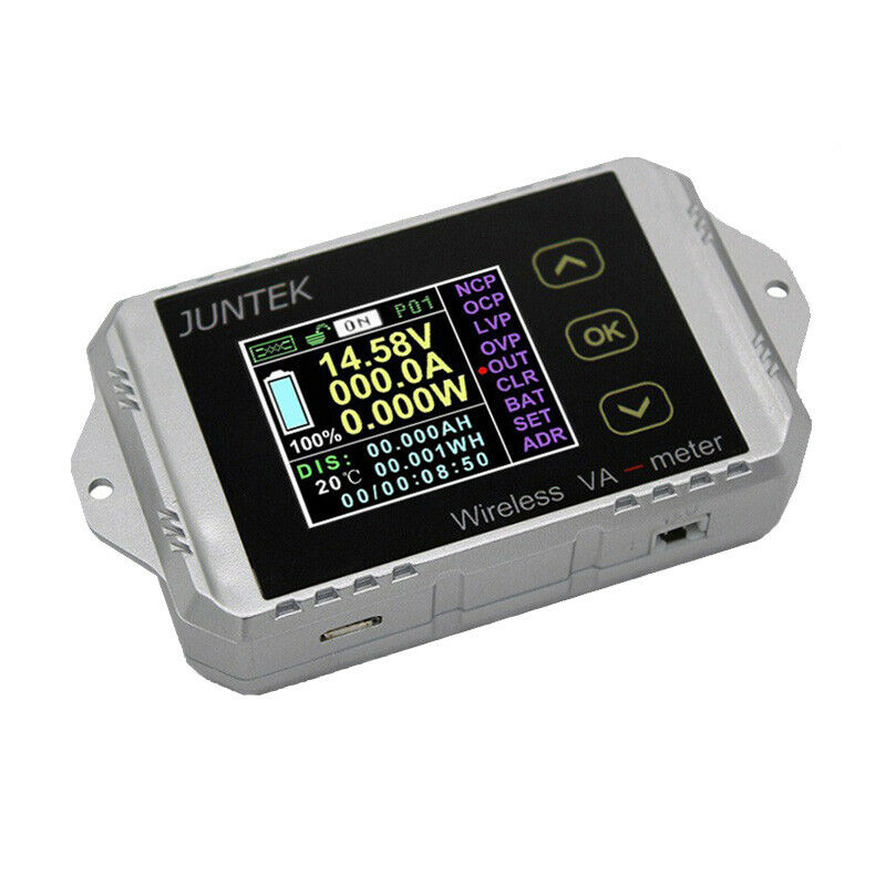 Vat-1300 Two-Way Voltammeter Capacity Coulomb Meter Multi-Function Wireless