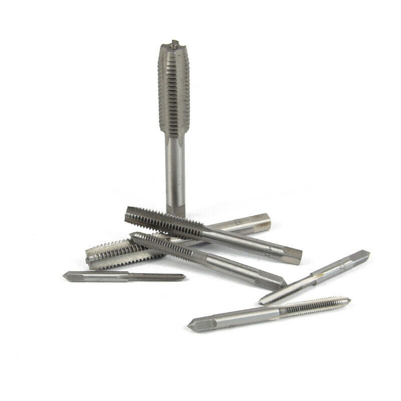 Tap and Die Set Hardware Tool Hand Tap Wrench Die Cutter Metric Tap Set 8Pcs Set