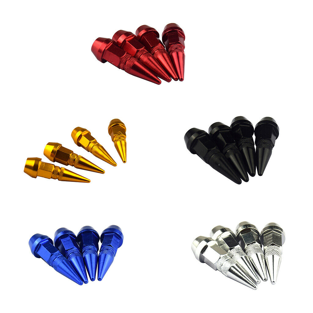 8X  Wheel/Tire Valve Stem Car-Truck Air Caps Covers Black