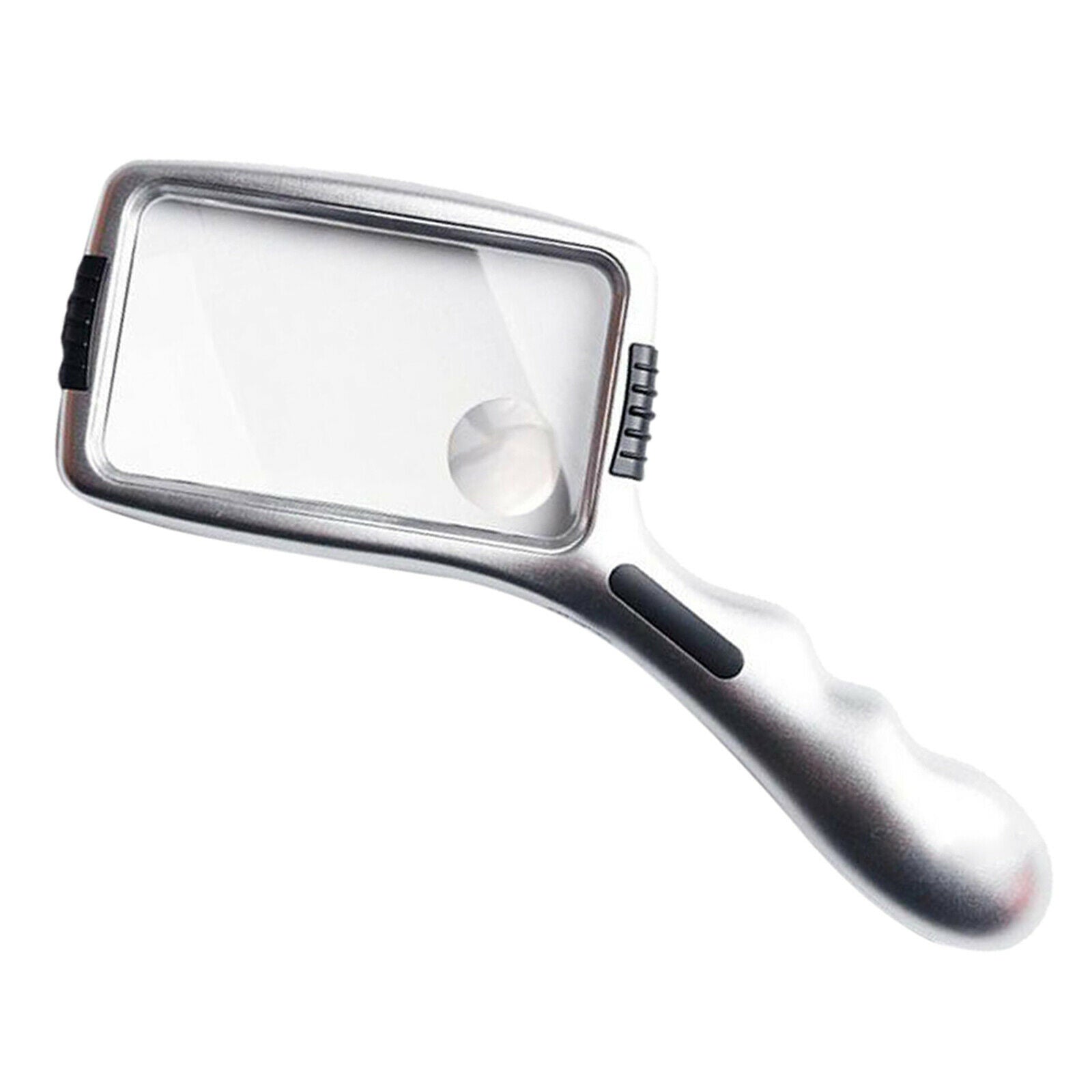 Rectangular Hand Held Lighted Magnifying Glass 3X/10X Anti-Glare for Repair