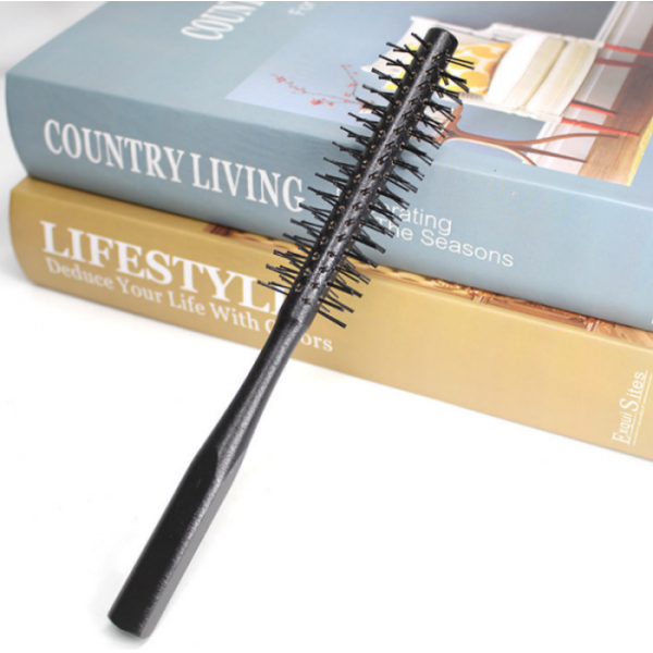 Round Hair Brush That Curls Without Static Volume to Straighten The
