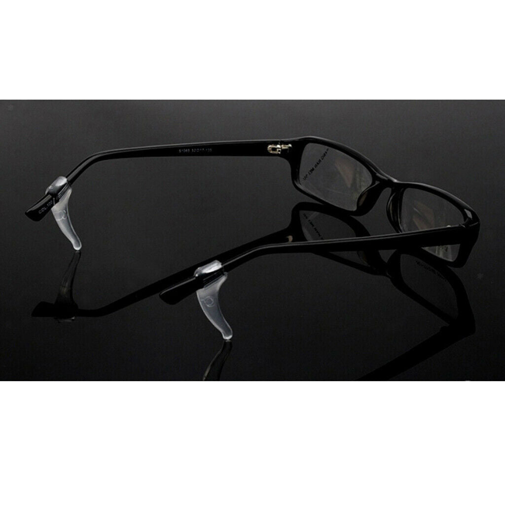 3X 10 Pairs Anti Slip Glasses Ear Hook Tip Spectacles Grip Temple Holder Clear