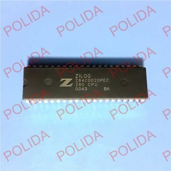 5PCS Z80 CPU Microprocessor IC ZILOG DIP-40 Z84C0020PEC Z80CPU Z80-CPU