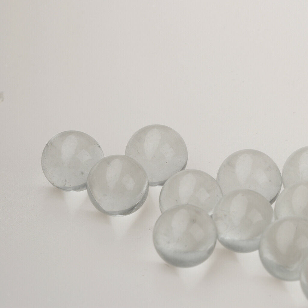 100pcs Clear Glass Marbles 13mm Balls for Marble Run, Board Games, Chinese