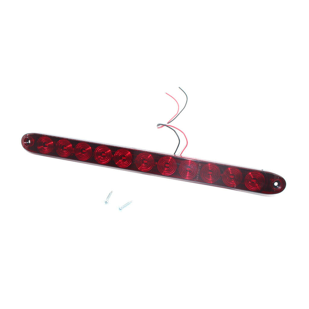 Red ID BAR Marker Light, 15 inch 11 LED Trailer Sealed Light Truck and Trailer
