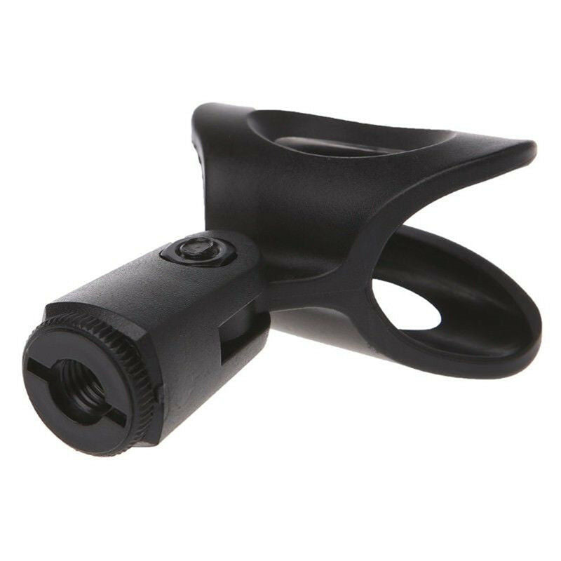 Mic Microphone Stand Accessory Flexible Plastic Clamp Clip Holder MountDDAU