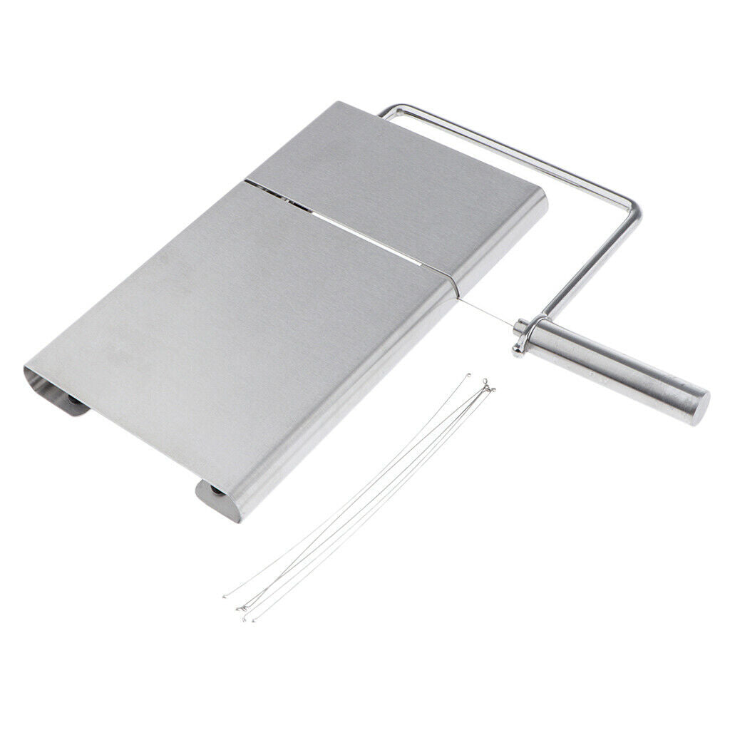 Stainless Steel Crafts Soap Cutter Soap Making Cutting Tool DIY w Wire Slicer
