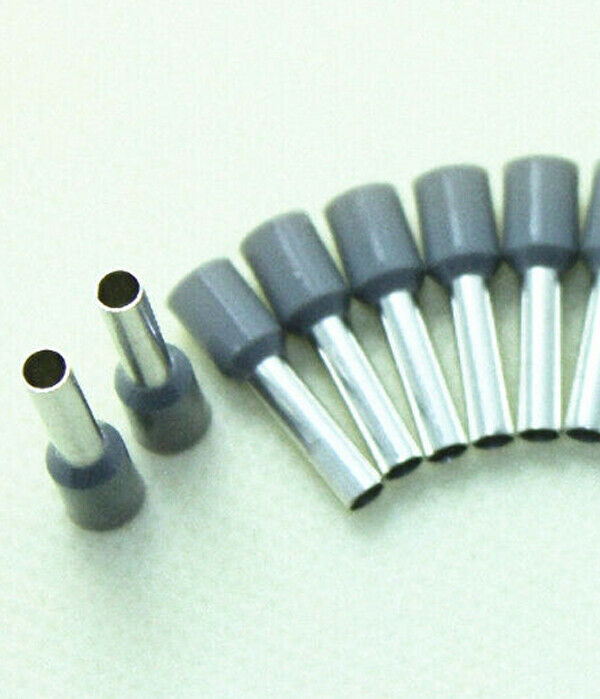 200Pcs AWG 12 Wire Copper Crimp Connector Insulated Pin Terminal [M1]
