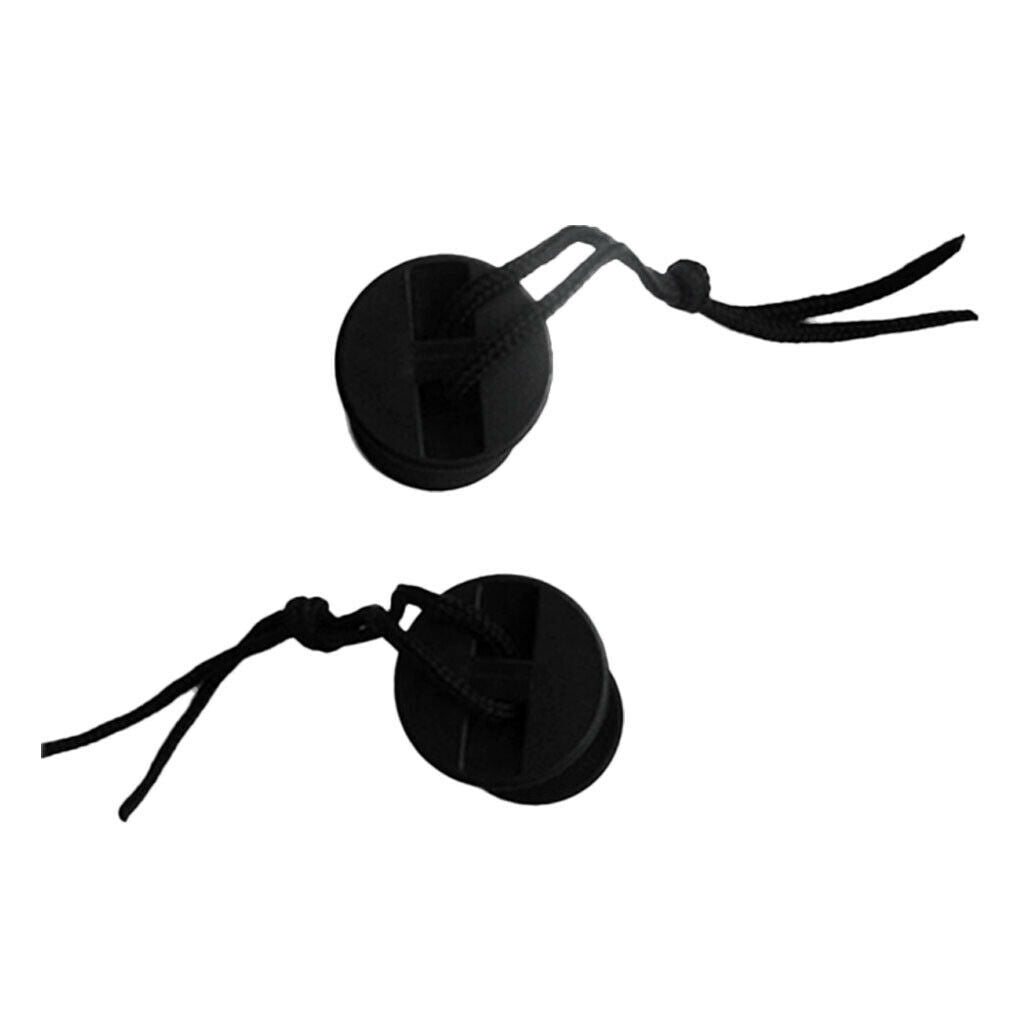 2X 2pcs   Surfboard Leash Plug With Cord String - 50mm Height   End