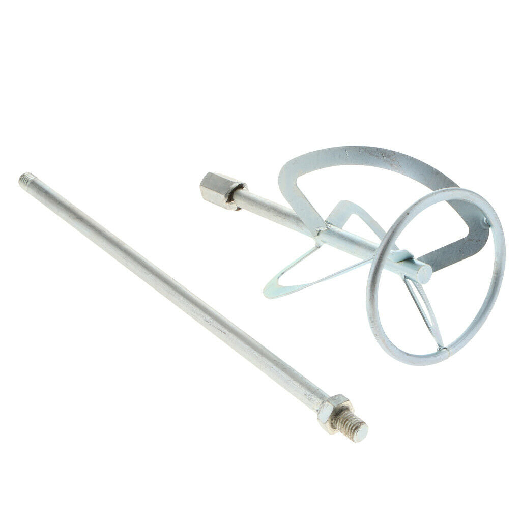 Paint Cement Plaster Adhesive Spiral Mixer Stirrer Paddle Rod For Drill