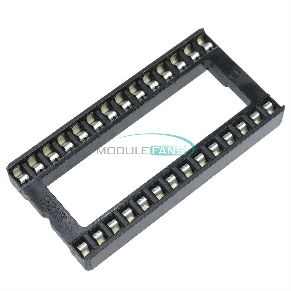 20PCS 28 Pin 28pin DIP IC Sockets Adaptor Wide Type Socket Pitch NEW