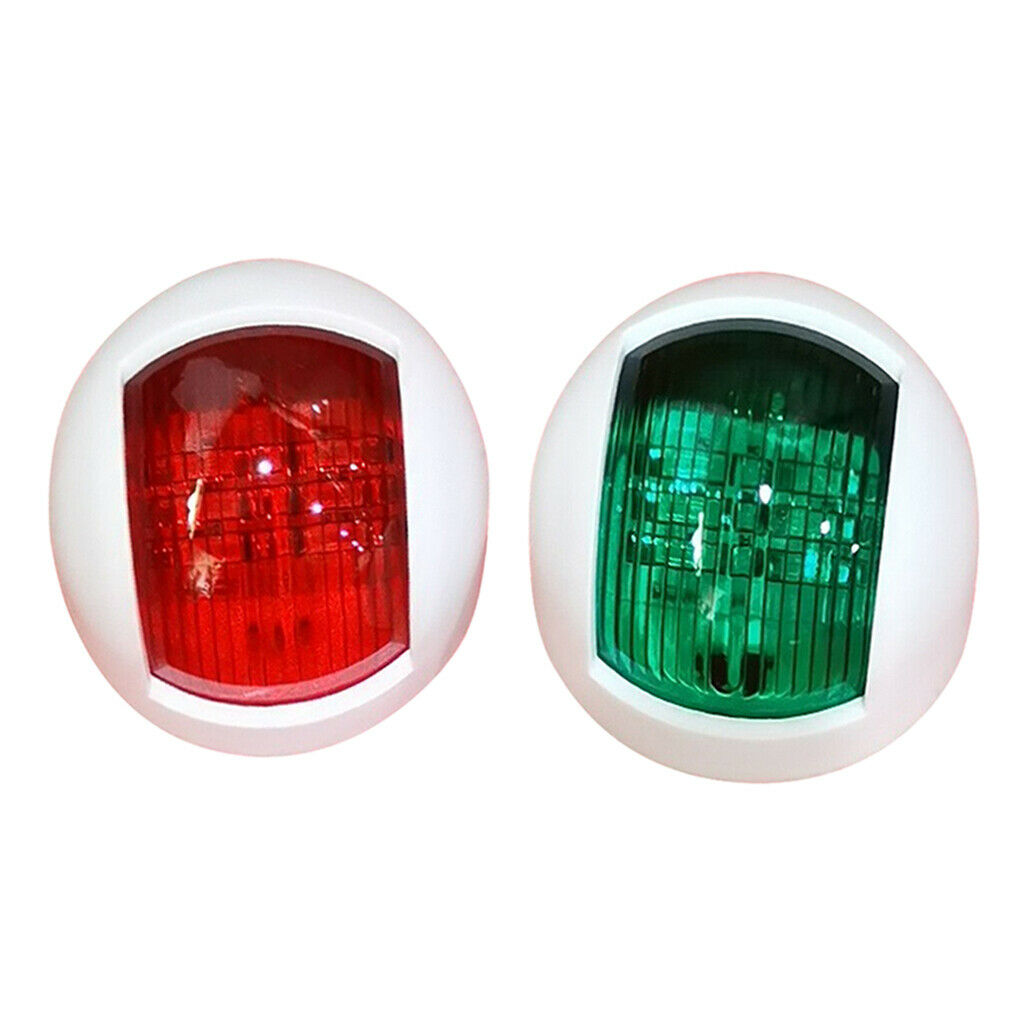 2x LED Boat Navigation Lights, 12V-24V Marine Yacht Lights, Waterproof IP66