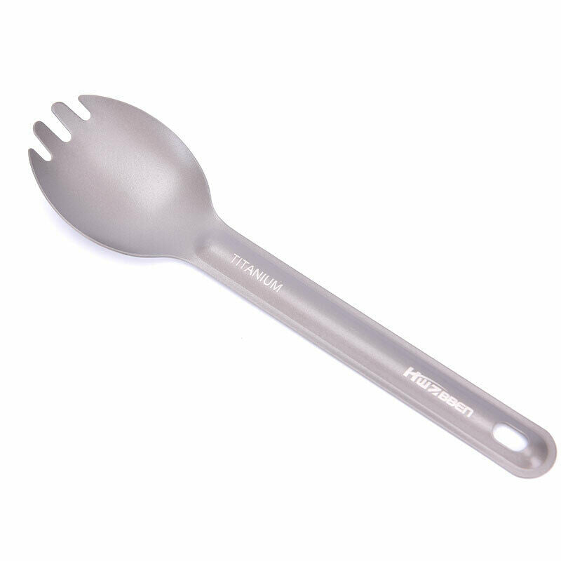 Lightweight Titanium Spoon Outdoor Camping Spork Camping Tablewa.l8