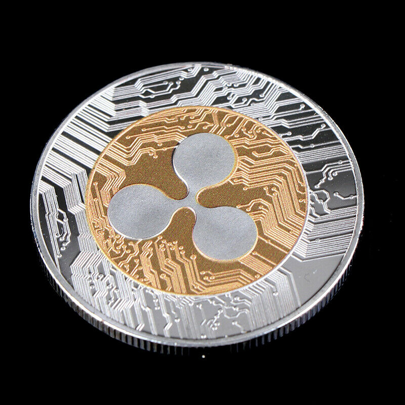 1pc Ripple coin XRP CRYPTO Commemorative Ripple XRP Collectors Coin G Jc