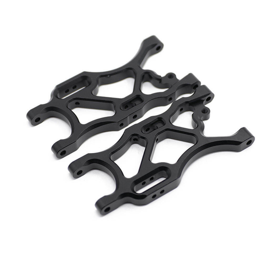 2x Front Rear Lower Arms for ARA109011 1/7 RC Car Spare Parts Replacement Black