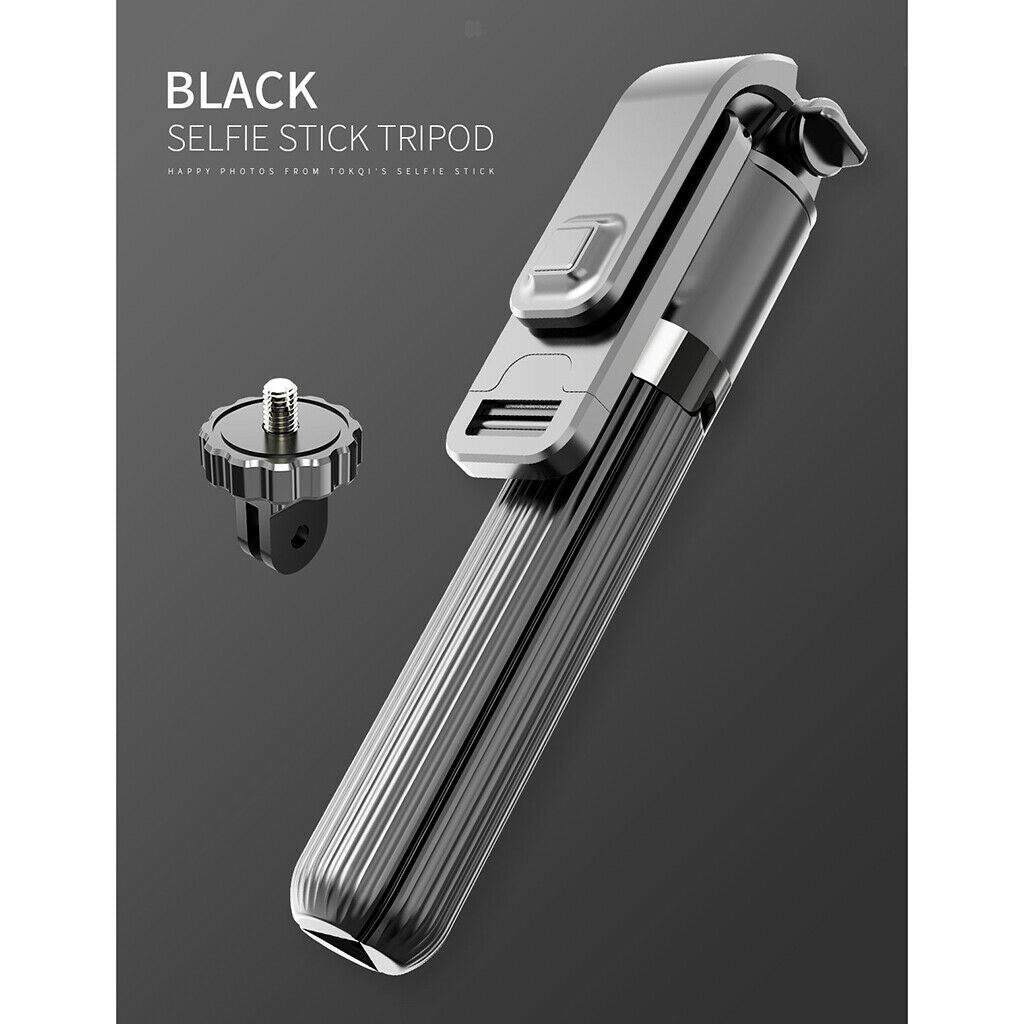 Bluetooth Phone Tripod Selfie Stick Aluminum Alloy Extendable Remote Control