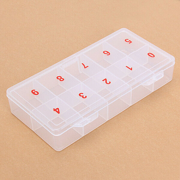 Tip Art Blank Transparent False Nails Cases Case 10 Case