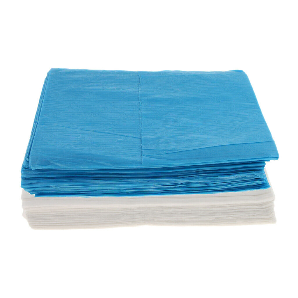 Set of 20 Disposable Non-Woven Bed Table Sheets for Beauty Massage Sauna